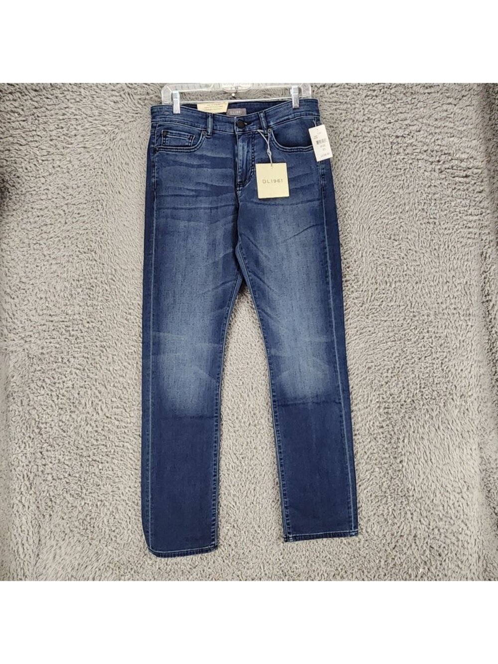 DL1961 Jeans Mens 29x34 Russell Blue Stretch Mid Rise Slim Straight *NWT*
